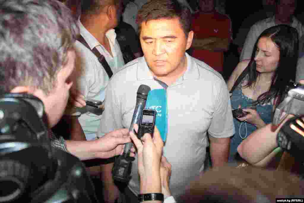 Камчыбек Ташиев, депутат оппозиционной партии "Ата-Журт"