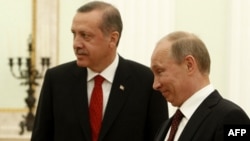 Премьер-министр Эрдоган жана президент Путин. Москва.18-июль 2012