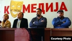 Прес конференција за театарската претстава „Отело“.