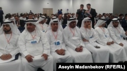 На международном экономическом форуме «Иссык-Куль-2018». 21 июля 2018 года.