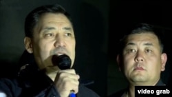 Садыр Жапаров и Мелис Аспеков.