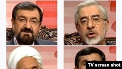 چهار نامزد انتخابات ریاست جمهوری دهم