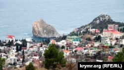 Панорама Симеиза в январе 2021 года