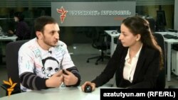 Տիգրան Առաքելյանը հարցազրույց է տալիս «Ազատություն» ռադիոկայանին, 14-ը հոկտեմբերի, 2013թ․