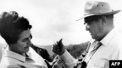 Јосип Броз Тито и неговата трета сопруга Јованка Броз, 25 октомври 1977