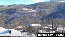 Вид села Шурнух Сюникской области Армении 