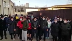 Москвада аэропортто турган мекендештердин кайрылуусу