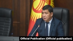 Мэр Бишкека Айбек Джунушалиев.