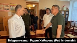 Радий Хабиров в городе Красный Луч. Сентябрь 2024 года