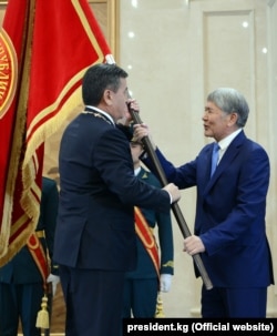 Алмазбек Атамбаев менен Сооронбай Жээнбеков. 24-ноябрь, 2017-жыл