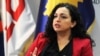 Ushtruesja e detyrës së presidentit të Kosovës, Vjosa Osmani.