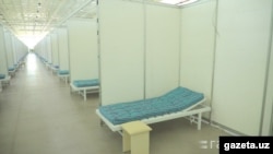 Ташкенттеги Сovid-борборлорунун бири.