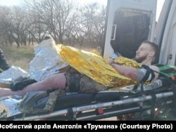 Анатолій під час евакуації