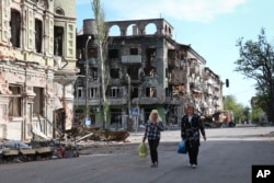 На улице оккупированного Мариуполя, 25 мая 2022 года