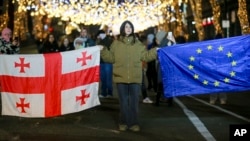 Протест на проспекте Руставели, иллюстративное фото