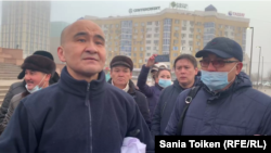 Макс Бокаев тарапташтары менен. Атырау шаары. 4-февраль, 2021-жыл.