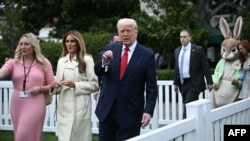 Как пишут международные медиа, об этом Трамп сообщил на мероприятии по случаю Пасхи в саду Белого дома