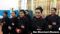 Хотандагы «окутуп-тарбиялоочу борбордогу» кыз-келиндер. 5-январь, 2019-жыл.