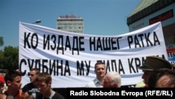 Protestanti protiv hapšenja Mladića, Banja Luka, 31. maj 2011. Foto: Erduan Katana