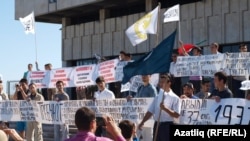 Мөселманнарның хокукларын яклау пикеты, Казан, 29 июль 2012