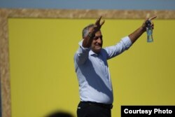 Mamuka Kazaradze la Anaklia, Georgia, 12 septembrie 2019.