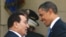 Misir prezidenti amerikalı həmkarını salamlayır. Misir 4 iyun 2009