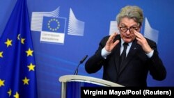 Евробиримдиктин ички рынок боюнча комиссары Тьерри Бретон.