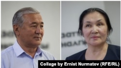 Бекбосун Бөрүбашев жана Бактыгүл Каламбекова. 