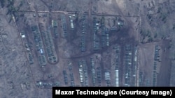 Орус-украин чек арасына жакын жердеги Погонов аскер полигону. Воронеж облусу, Орусия.