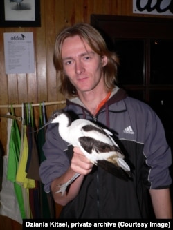 Дзяніс падчас навучаньня ў Партугаліі, 2012 год