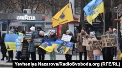 Согуш туткундарын колдоо акциясы. Запорожье, 28-декабрь, 2024-жыл