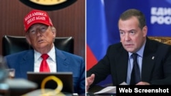 Дональд Трамп и Дмитрий Медведев 