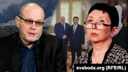 Аглядальнік Свабоды Юры Дракахруст, палітоляг Роза Турарбекава. Вынікі тыдня. Візыт Лукашэнкі ў Пэкін. Ілюстрацыйны каляж. 