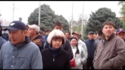 “Кудайбергендин” соодагерлери митингге чыкты
