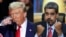 از راست: نیکلاس مادورو و دونالد ترامپ، رؤسای جمهور ونزوئلا و آمریکا