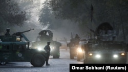 نیروهای امنیتی افغانستان در اطراف دانشگاه کابل