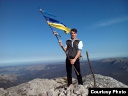 Сергій Вікарчук у Криму до його анексії Росією