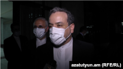 Իրանի ԱԳ փոխնախարար Աբբաս Արաղչին զրուցում է «Ազատության» հետ, Երևան, 30-ը հոկտեմբերի, 2020թ.