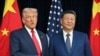 Președintele american Donald Trump și liderul chinez Xi Jinping se salută la sosirea lor pentru discuții la Busan pe 30 octombrie.