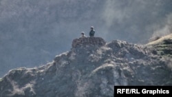 Ադրբեջանցի զինծառայողներ Հայաստանի հետ սահմանին, արխիվ