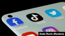 Logot e disa rrjeteve sociale. 