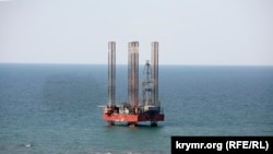 Самоподъемная буровая установка «Сиваш», архивное фото
