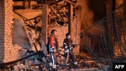 Харьков облусуна урулган соккудан кийин өрт тутанды. Украина, 7-октябрь 2025-жыл.