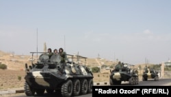 Военные учения стран-участниц Организации договора о коллективной безопасности в Таджикистане, Лохур, 19 сентября 2011 года.