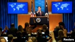 آخرین نشست خبری مارکو روبیو وزیر خارجۀ آمریکا در سال ۲۰۲۵