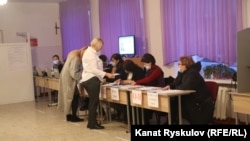 Кыргызстандын президентин шайлоо учуру. Бишкек. 10-январь, 2021-жыл.