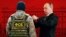 Володимир Путін і співробітник ФСБ. колаж