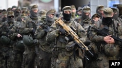 Нямецкія вайскоўцы. Ілюстрацыйнае фота