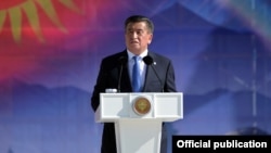 Президент Кыргызстана Сооронбай Жээнбеков.