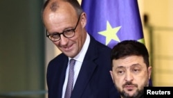 Канцлер Німеччини Фрідріх Мерц (л) і президент України Володимир Зеленський, фото ілюстративне